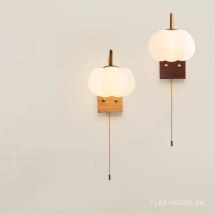 Đèn gắn tường phòng ngủ hình hoa bông gòn ZDL1601