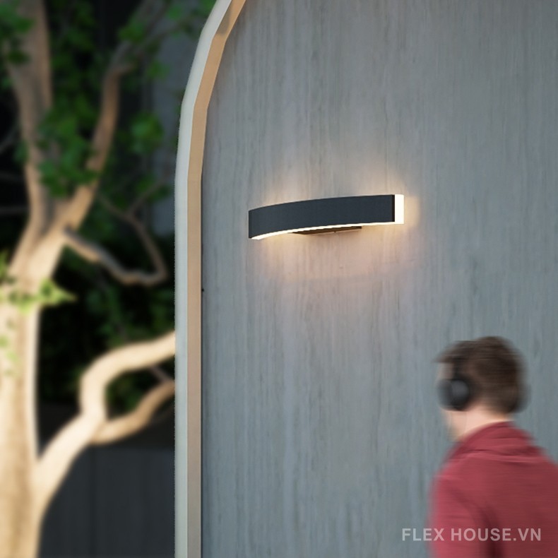 Đèn hắt tường vòng cung độc đáo DZ4951