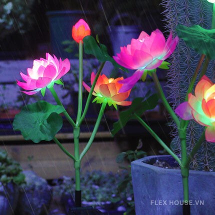 Đèn led ngoài trời hoa sen sáng tạo DZ0484
