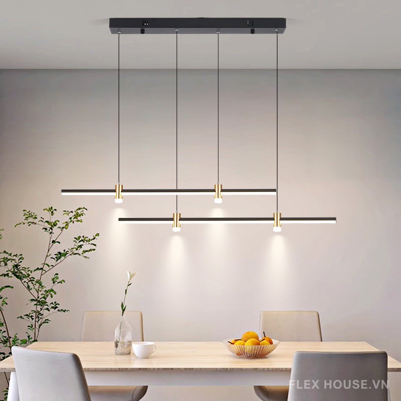 Đèn thả bàn ăn dáng dài kiểu dáng độc đáo HSL9550-4