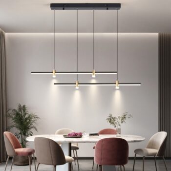 Đèn thả bàn ăn dáng dài kiểu dáng độc đáo HSL9550 -bìa