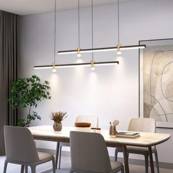 Đèn thả bàn ăn dáng dài kiểu dáng độc đáo HSL9550
