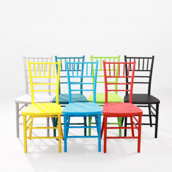 Ghế nhựa tựa lưng dài decor quán cafe ST3005
