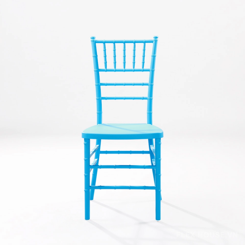 Ghế nhựa tựa lưng dài decor quán cafe ST3005 12