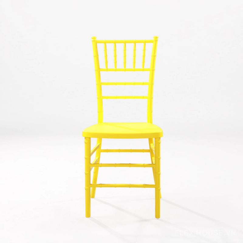 Ghế nhựa tựa lưng dài decor quán cafe ST3005 6