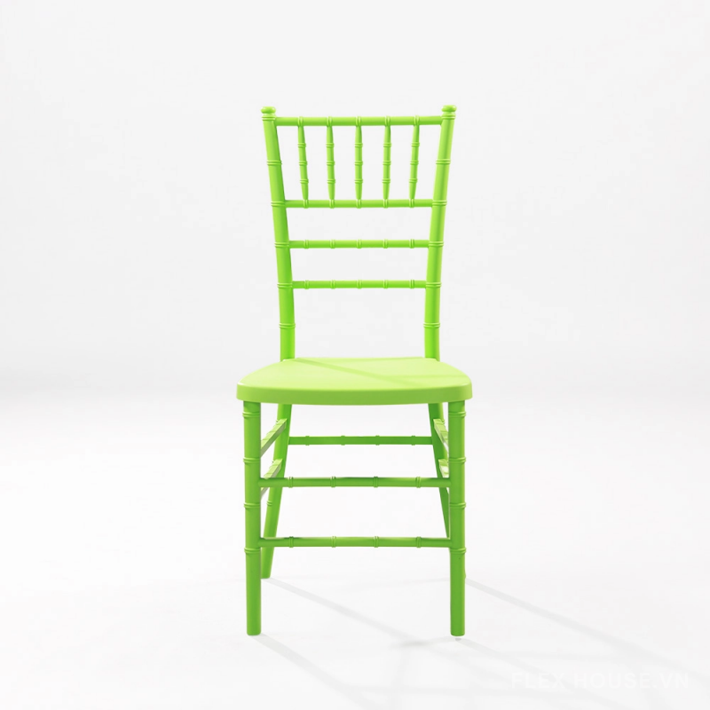 Ghế nhựa tựa lưng dài decor quán cafe ST3005 8