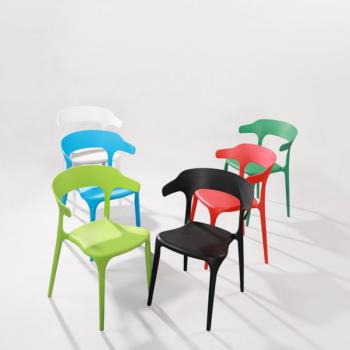 Ghế nhựa tựa lưng nhiều màu ấn tượng ST3001
