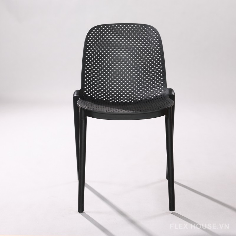 Ghế nhựa tựa lưng trang trí ngoài trời ST3016
