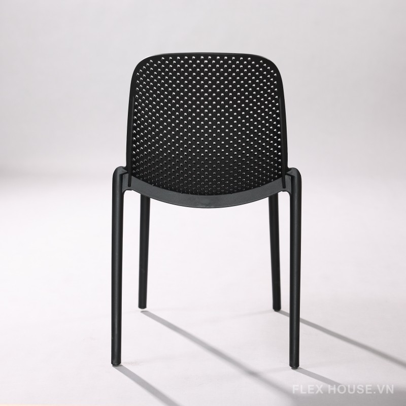 Ghế nhựa tựa lưng trang trí ngoài trời ST3016