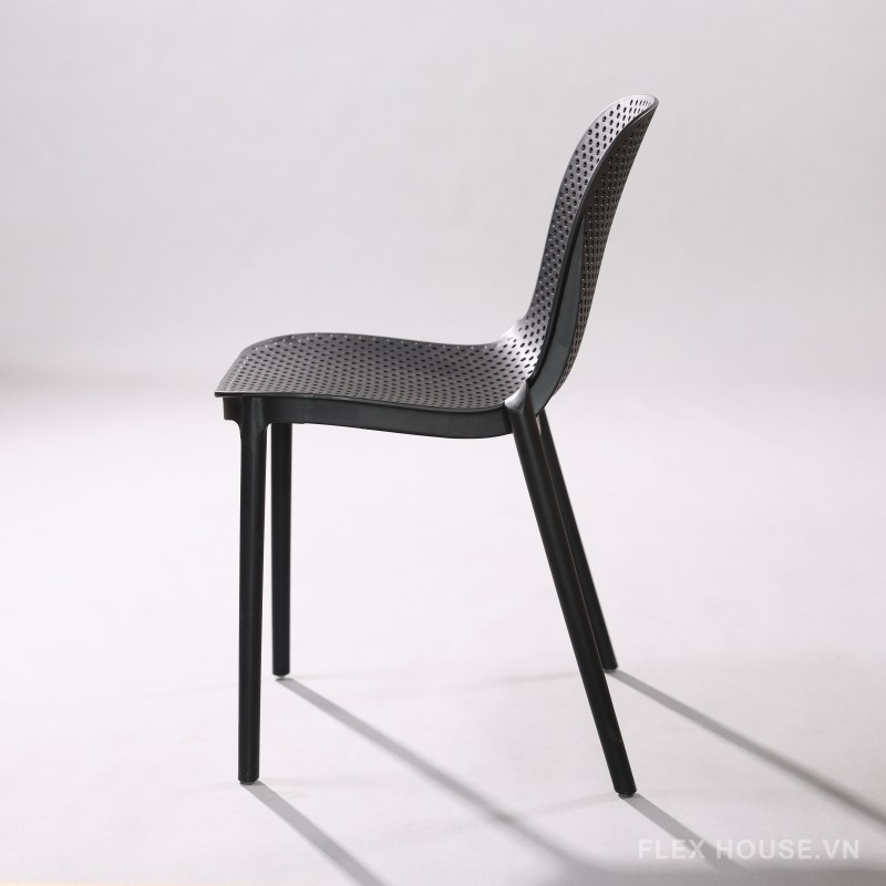 Ghế nhựa tựa lưng trang trí ngoài trời ST3016