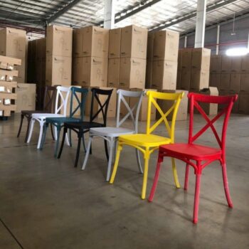 Ghế tựa lưng nhựa đúc quán ăn sân vườn ST3041