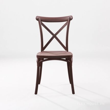 Ghế tựa lưng nhựa đúc quán ăn sân vườn ST3041