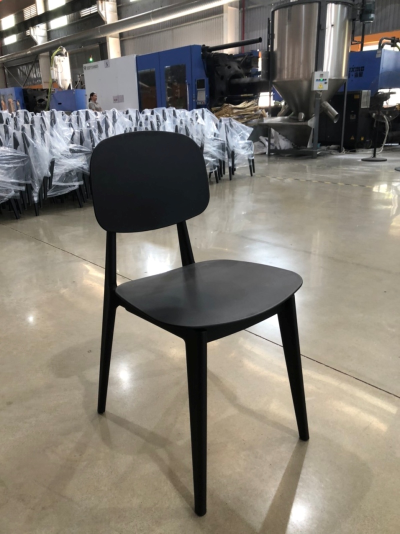 Ghế tựa lưng nhựa đúc xếp chồng tiện dụng ST3043