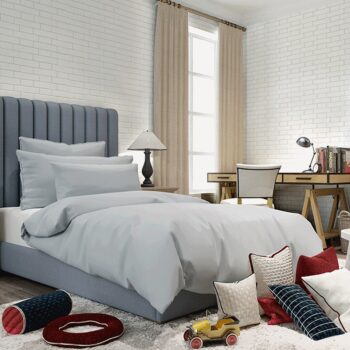 Giấy dán tường 3D giả gạch màu trắng tinh tế SHY768