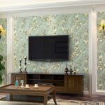 Giấy dán tường 3D nhành hoa mận nở tinh tế SHY111