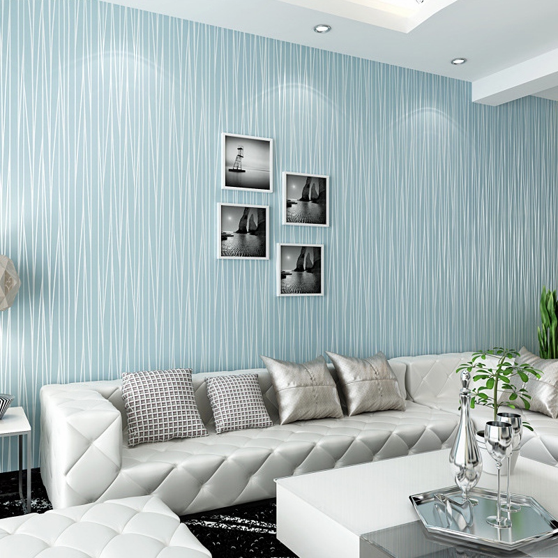 Giấy dán tường 3D sọc ngẫu nhiên ấn tượng SHY706