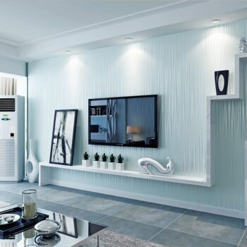 Giấy dán tường 3D sọc ngẫu nhiên ấn tượng SHY706