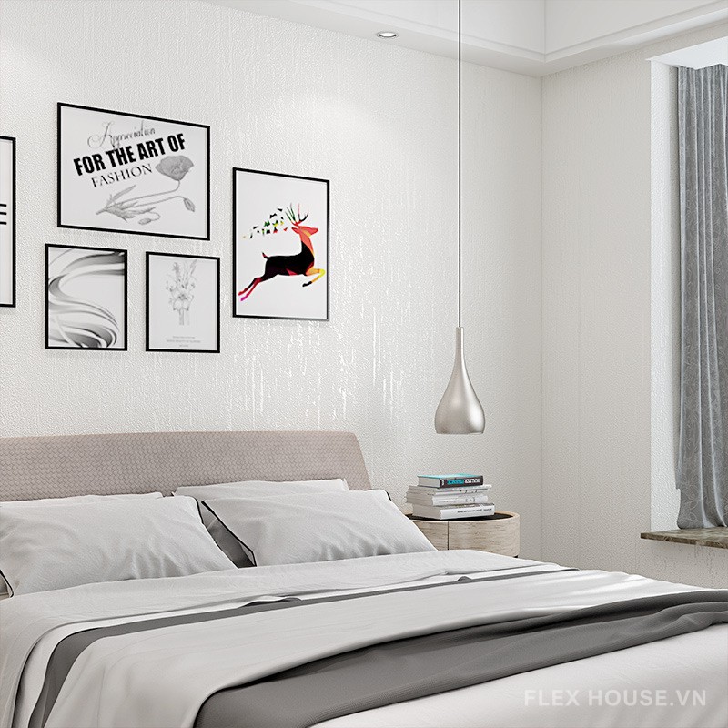 Giấy dán tường tự dính hoa văn hiện đại tối giản SHY50