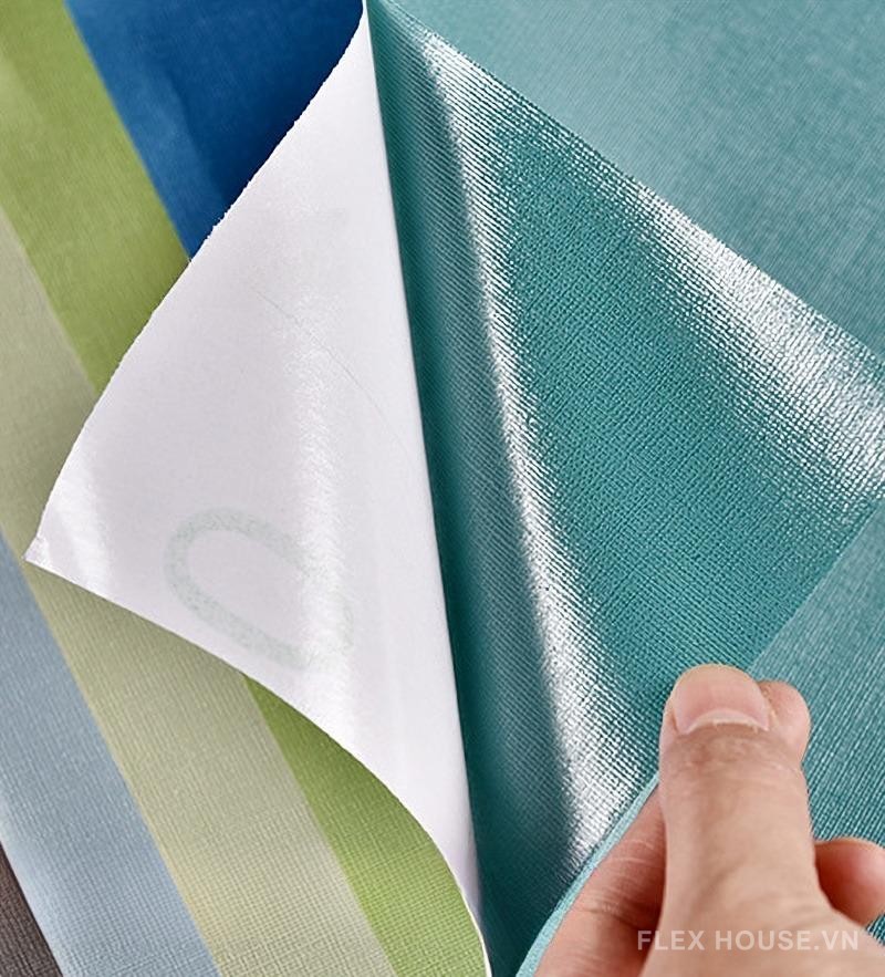 Giấy dán tường tự dính PVC chống thấm đa màu SHY557