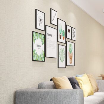 Giấy dán tường vải lanh có keo tiện dụng SHY711