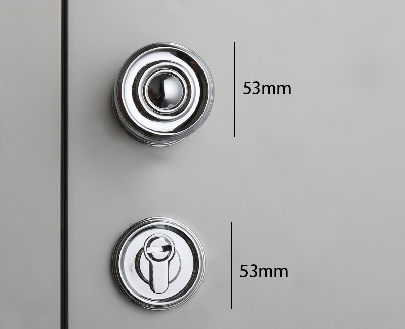 Khóa cửa bằng đồng mạ crom sang trọng OVLI429