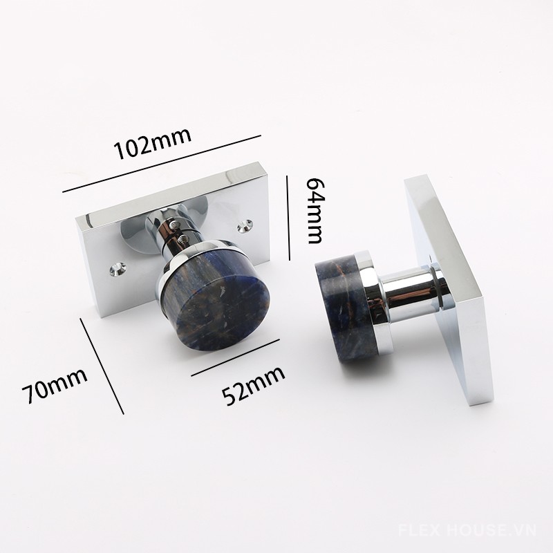Khóa cửa tay nắm đá cẩm thạch sang trọng OVLI300 10