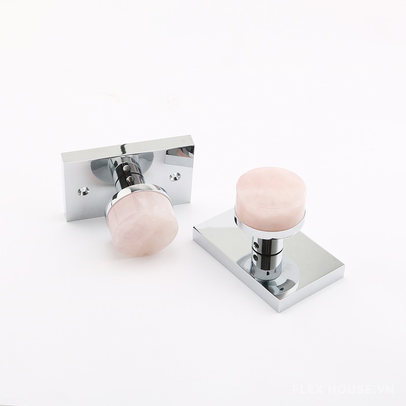 Khóa cửa tay nắm đá cẩm thạch sang trọng OVLI300 9
