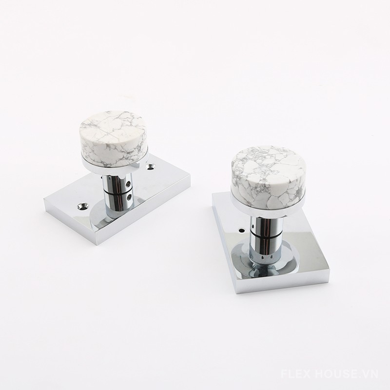 Khóa cửa tay nắm đá cẩm thạch sang trọng OVLI300 6