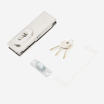 Khóa kẹp chân kính inox Hafele 981.00.660