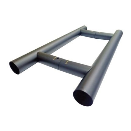 Tay nắm inox chữ H màu đen 600mm Hafele 903.08.500
