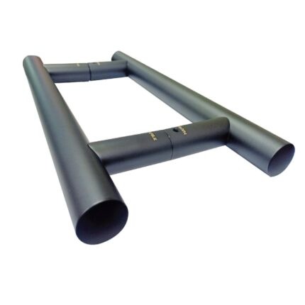 Tay nắm inox chữ H màu đen 600mm Hafele 903.08.500