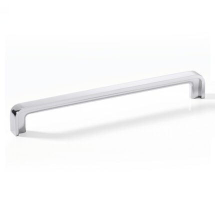 Tay nắm quần áo màu bạc H1386 Hafele 110.34.26