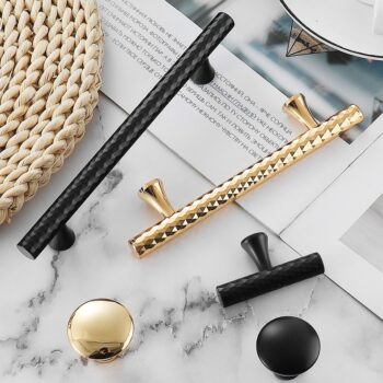 Tay nắm tủ đồng họa tiết sang trọng NUS587