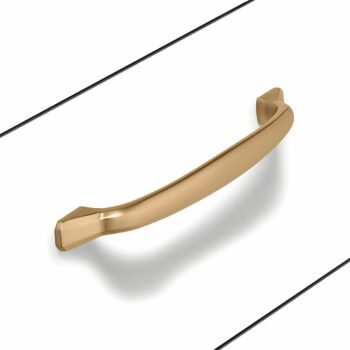 Tay nắm tủ kệ màu vàng mờ H2180 Hafele 106.70.16