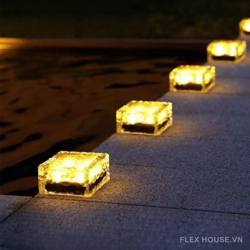 Dùng đèn led trang trí cho khu vực lối đi