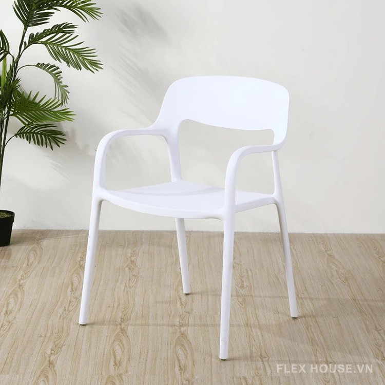 Ghế tựa lưng cafe nhựa đúc nhiều màu ST3027 7