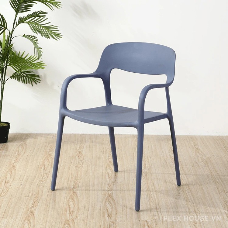 Ghế tựa lưng cafe nhựa đúc nhiều màu ST3027 8