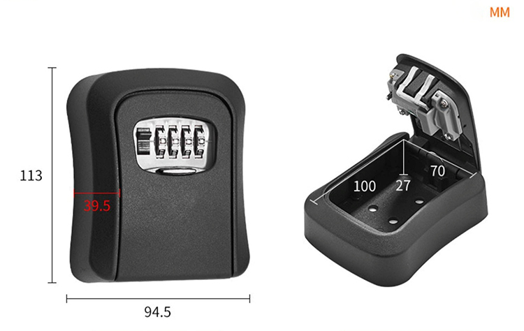 Hộp mật mã treo tường đựng chìa khóa GT906S 11