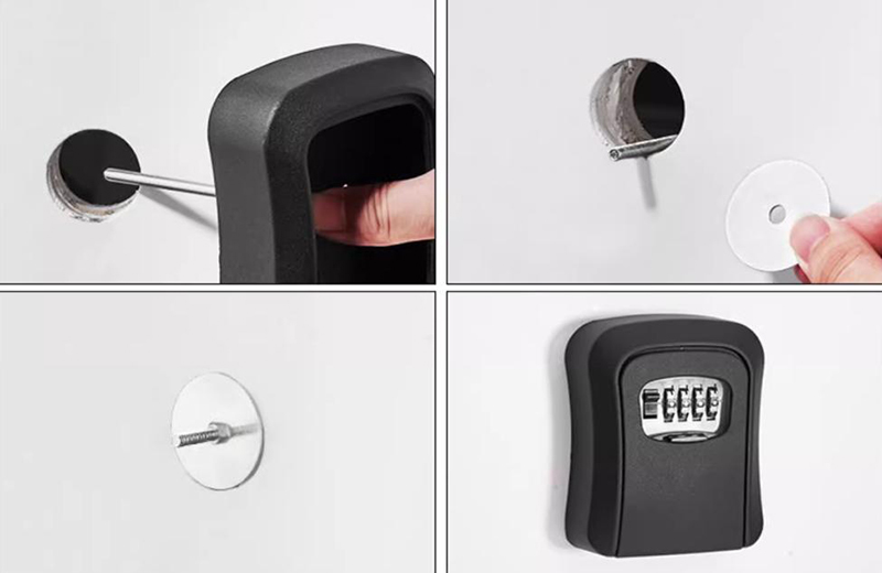 Hộp mật mã treo tường đựng chìa khóa GT906S 13