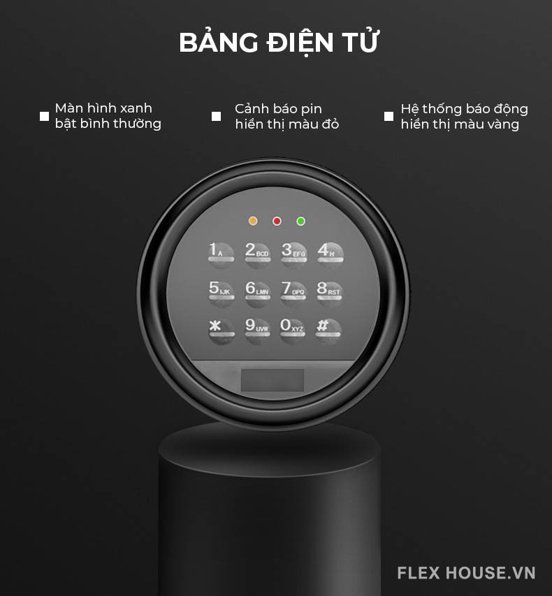 Két sắt chống cháy cao cấp khóa 4 chiều an toàn EM7210 6