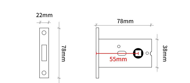 Khóa cửa tay nắm tròn bằng đồng cao cấp GT958 12
