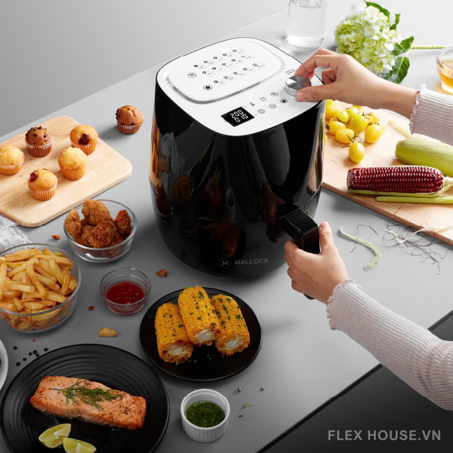 Nồi chiên không dầu Malloca MAF-09B 8