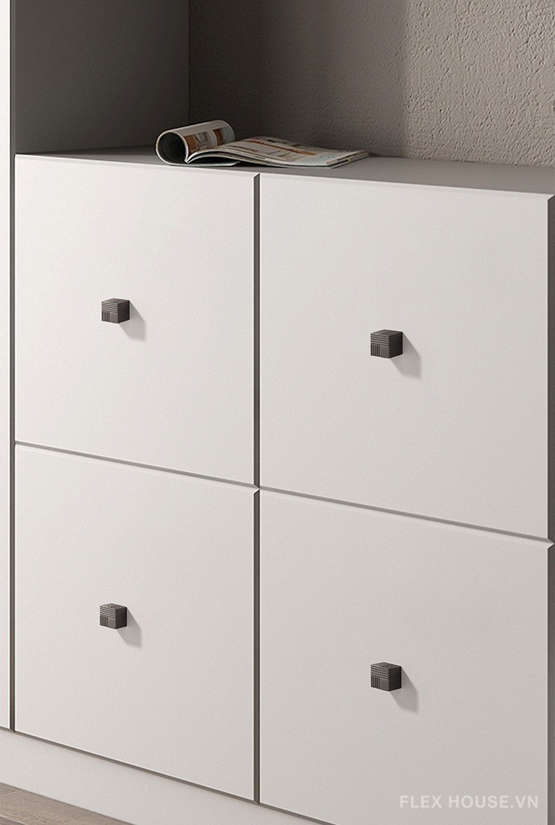 Núm tay nắm cánh tủ hợp kim hình khối lập phương CH6179 5