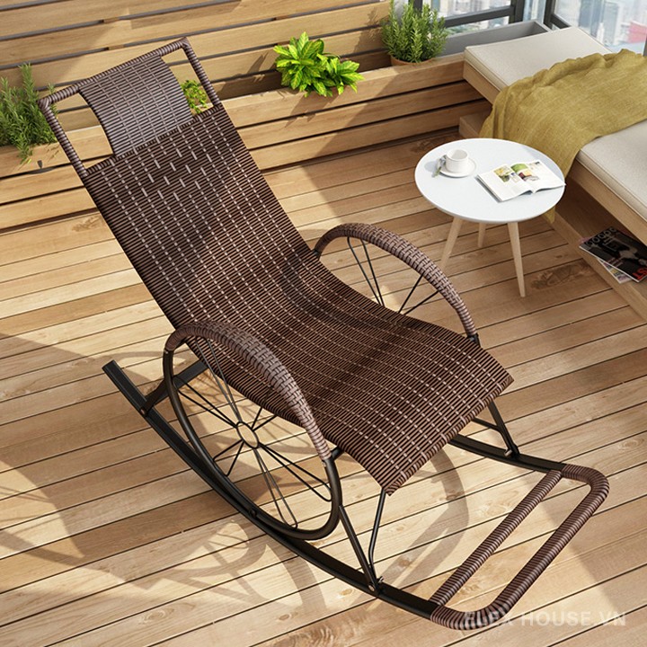 Ghế Mây Bập Bênh Thư Giãn Dành Cho Người Yêu Nội Thất 2 Sức hút khó cưỡng của ghế mây bập bênh thư giãn ngoài trời