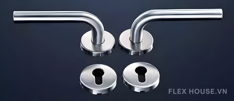 Tay nắm gạt cửa phân thể bằng Inox Taura MH0102 5