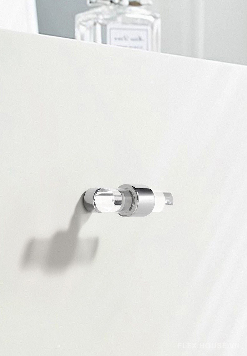 Tay nắm tủ áo đẹp bằng Acrylic trong suốt CH6859 10