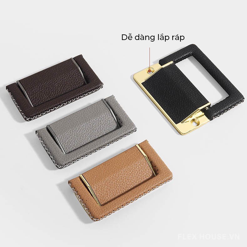 Tay nắm tủ áo móc kéo bọc da cao cấp CH7888 12