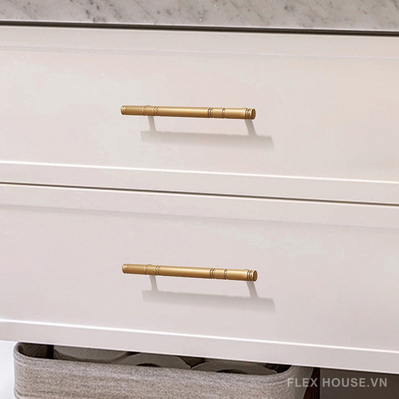 Tay nắm tủ bếp đẹp hợp kim thanh tròn kiểu Âu CH6987 9