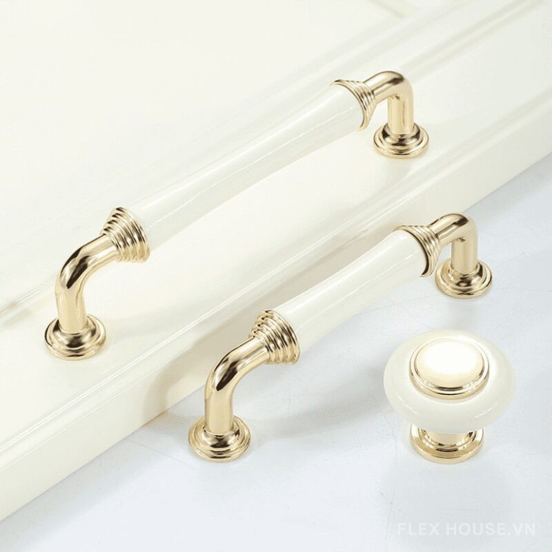 Tay nắm tủ gốm sứ hiện đại tối giản WHX836 1