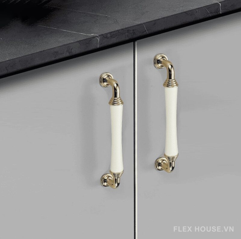 Tay nắm tủ gốm sứ hiện đại tối giản WHX836 3
